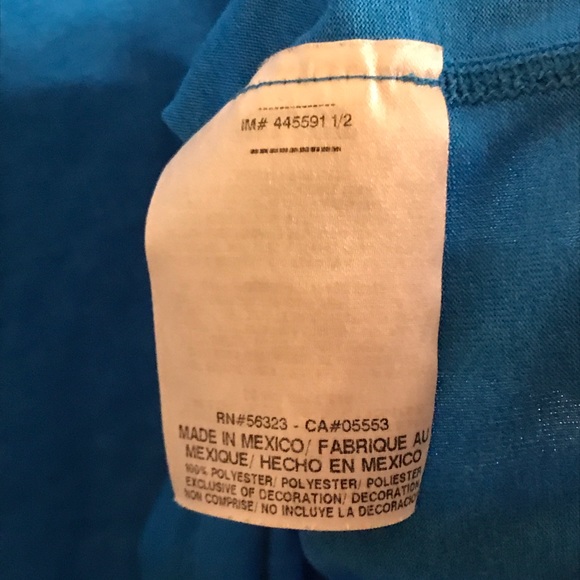 Nike DriFit Legend Blue Short Sleeve T-shirt - Picture 5 of 5